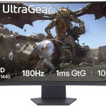 LG UltraGear 32GS60QX-B VA HDR Curved Monitor 31.5