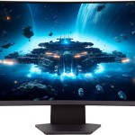 LG UltraGear 32GS60QX-B VA HDR Curved Monitor 31.5