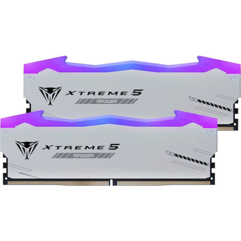 Patriot Xtreme 5 MPower RGB DDR5 32GB RAM με Modules και Ταχύτητα 8000 για Desktop