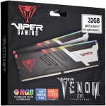 Patriot Viper Venom RGB DDR5 32GB RAM με 2x16GB Modules και Ταχύτητα 6000 για Desktop