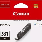 Canon CLI-531BK Γνήσιο Μελάνι Εκτυπωτή InkJet Μαύρο (6118C001)