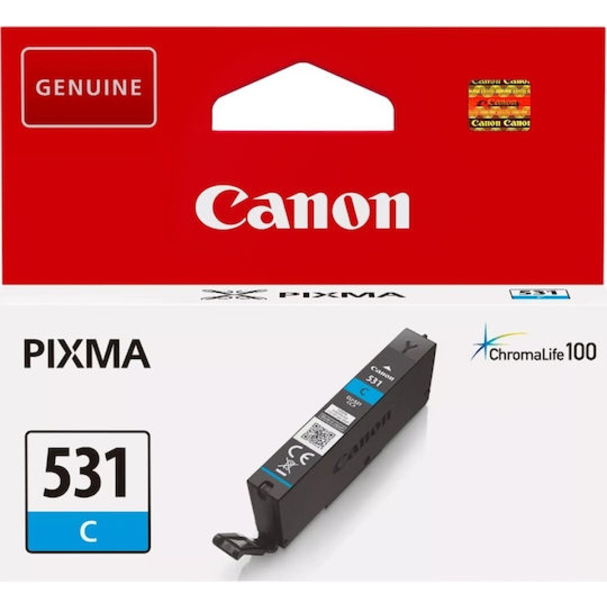 Canon CLI-531C Γνήσιο Μελάνι Εκτυπωτή InkJet Κυανό (6119C001)