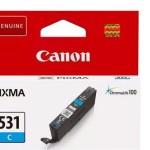 Canon CLI-531C Γνήσιο Μελάνι Εκτυπωτή InkJet Κυανό (6119C001)
