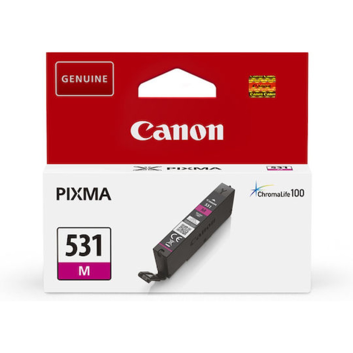 Canon CLI-531M Γνήσιο Μελάνι Εκτυπωτή InkJet Ματζέντα (6120C001)