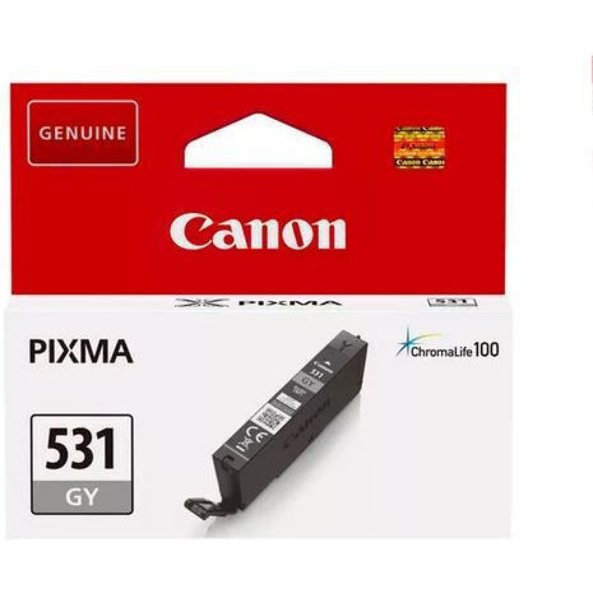 Canon CLI-531GY Γνήσιο Μελάνι Εκτυπωτή InkJet Γκρι (6122C001)