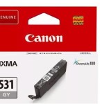 Canon CLI-531GY Γνήσιο Μελάνι Εκτυπωτή InkJet Γκρι (6122C001)