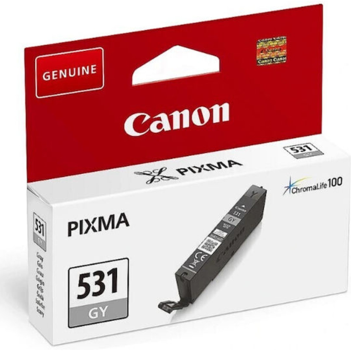 Canon CLI-531GY Γνήσιο Μελάνι Εκτυπωτή InkJet Γκρι (6122C001)