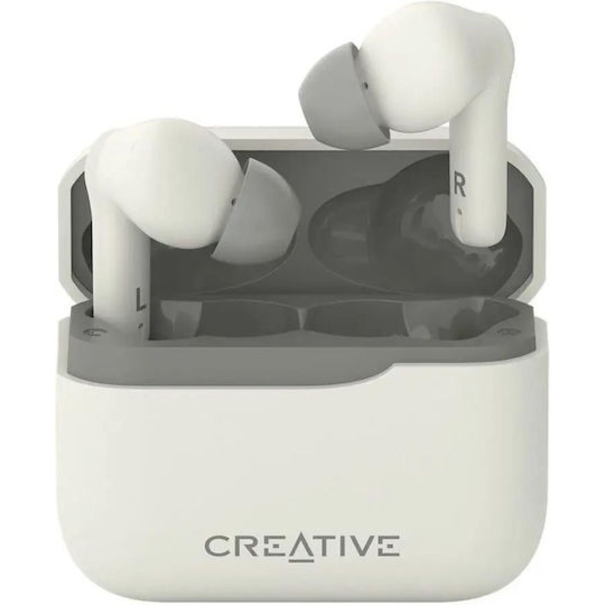 Creative Zen Air Plus In-ear Bluetooth Handsfree Ακουστικά με Αντοχή στον Ιδρώτα και Θήκη Φόρτισης Λευκά