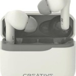 Creative Zen Air Plus In-ear Bluetooth Handsfree Ακουστικά με Αντοχή στον Ιδρώτα και Θήκη Φόρτισης Λευκά