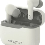 Creative Zen Air Plus In-ear Bluetooth Handsfree Ακουστικά με Αντοχή στον Ιδρώτα και Θήκη Φόρτισης Λευκά