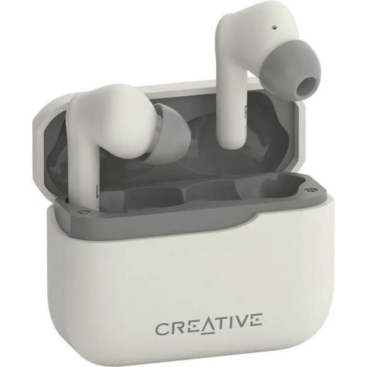 Creative Zen Air Plus In-ear Bluetooth Handsfree Ακουστικά με Αντοχή στον Ιδρώτα και Θήκη Φόρτισης Λευκά