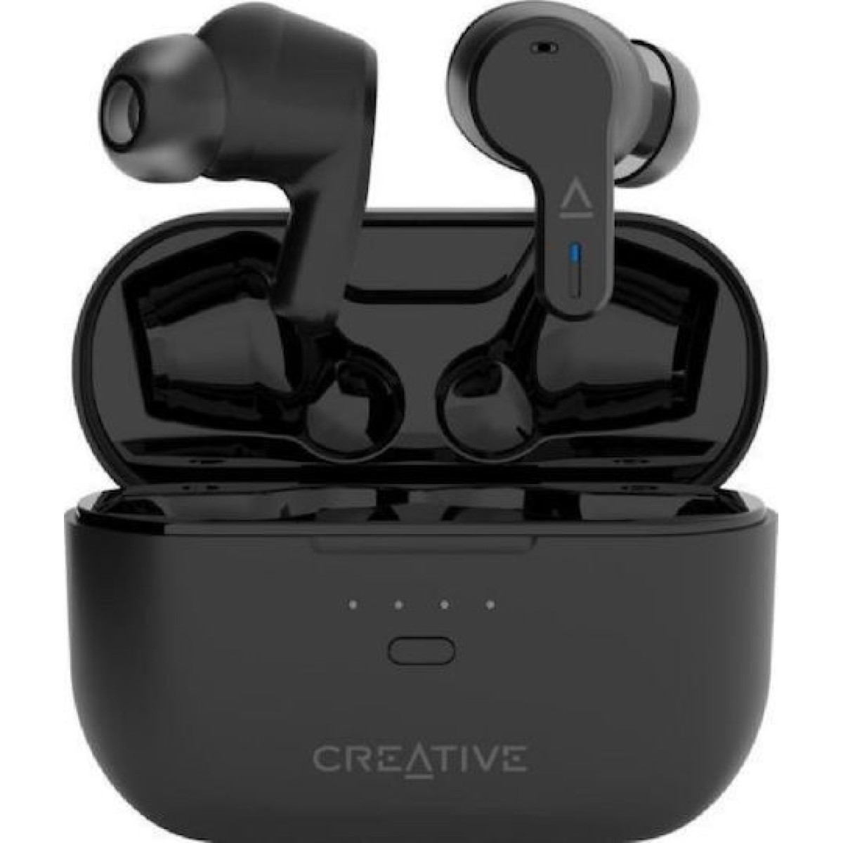 Creative Zen Air Pro In-ear Bluetooth Handsfree Ακουστικά με Αντοχή στον Ιδρώτα και Θήκη Φόρτισης Μαύρα