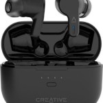 Creative Zen Air Pro In-ear Bluetooth Handsfree Ακουστικά με Αντοχή στον Ιδρώτα και Θήκη Φόρτισης Μαύρα