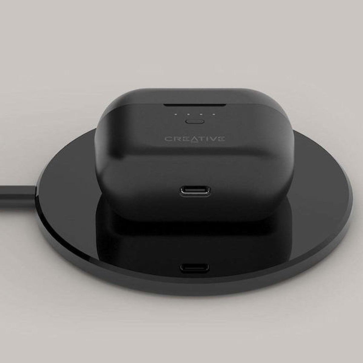 Creative Zen Air Pro In-ear Bluetooth Handsfree Ακουστικά με Αντοχή στον Ιδρώτα και Θήκη Φόρτισης Μαύρα