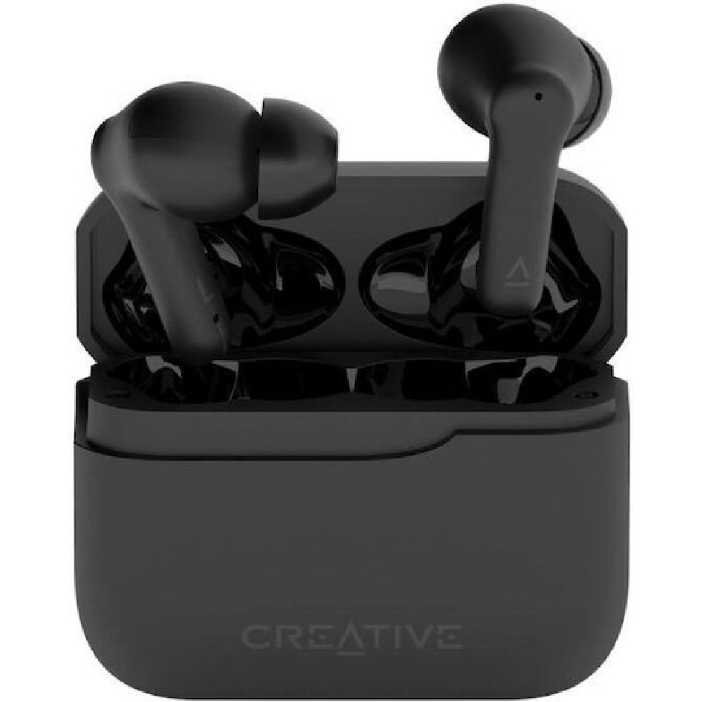 Creative Zen Air 2 In-ear Bluetooth Handsfree Ακουστικά με Αντοχή στον Ιδρώτα και Θήκη Φόρτισης Μαύρα