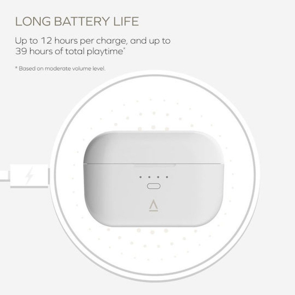 Creative Zen Air SXFI In-ear Bluetooth Handsfree Ακουστικά με Αντοχή στον Ιδρώτα και Θήκη Φόρτισης Λευκά