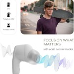 Creative Zen Air SXFI In-ear Bluetooth Handsfree Ακουστικά με Αντοχή στον Ιδρώτα και Θήκη Φόρτισης Λευκά