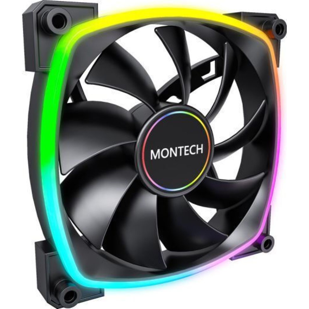 Montech AX140 Case Fan με ARGB Φωτισμό και Σύνδεση 4-Pin PWM