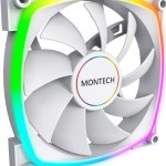 Montech AX140 Case Fan με ARGB Φωτισμό και Σύνδεση 4-Pin PWM Λευκό