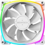 Montech RX120 Case Fan με ARGB Φωτισμό και Σύνδεση 4-Pin PWM Λευκό