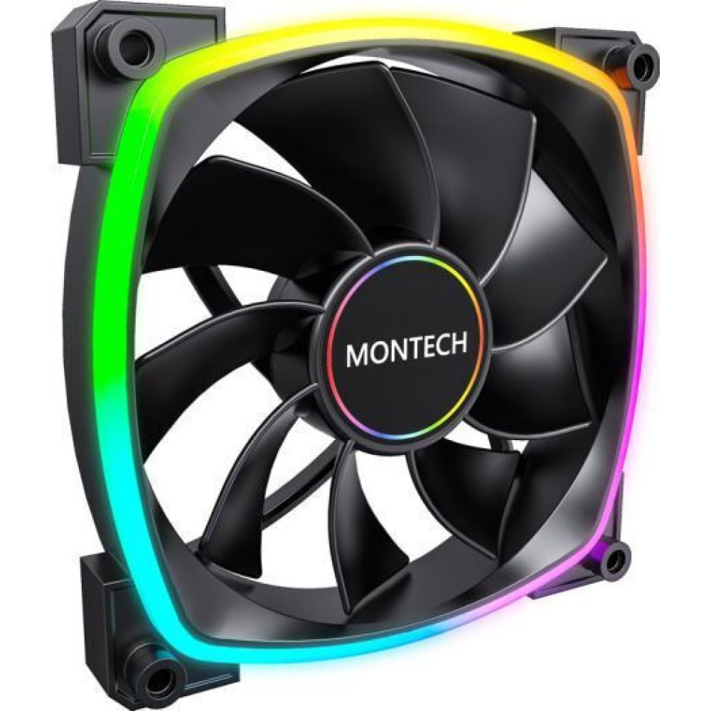 Montech RX140 Case Fan με ARGB Φωτισμό και Σύνδεση 4-Pin PWM