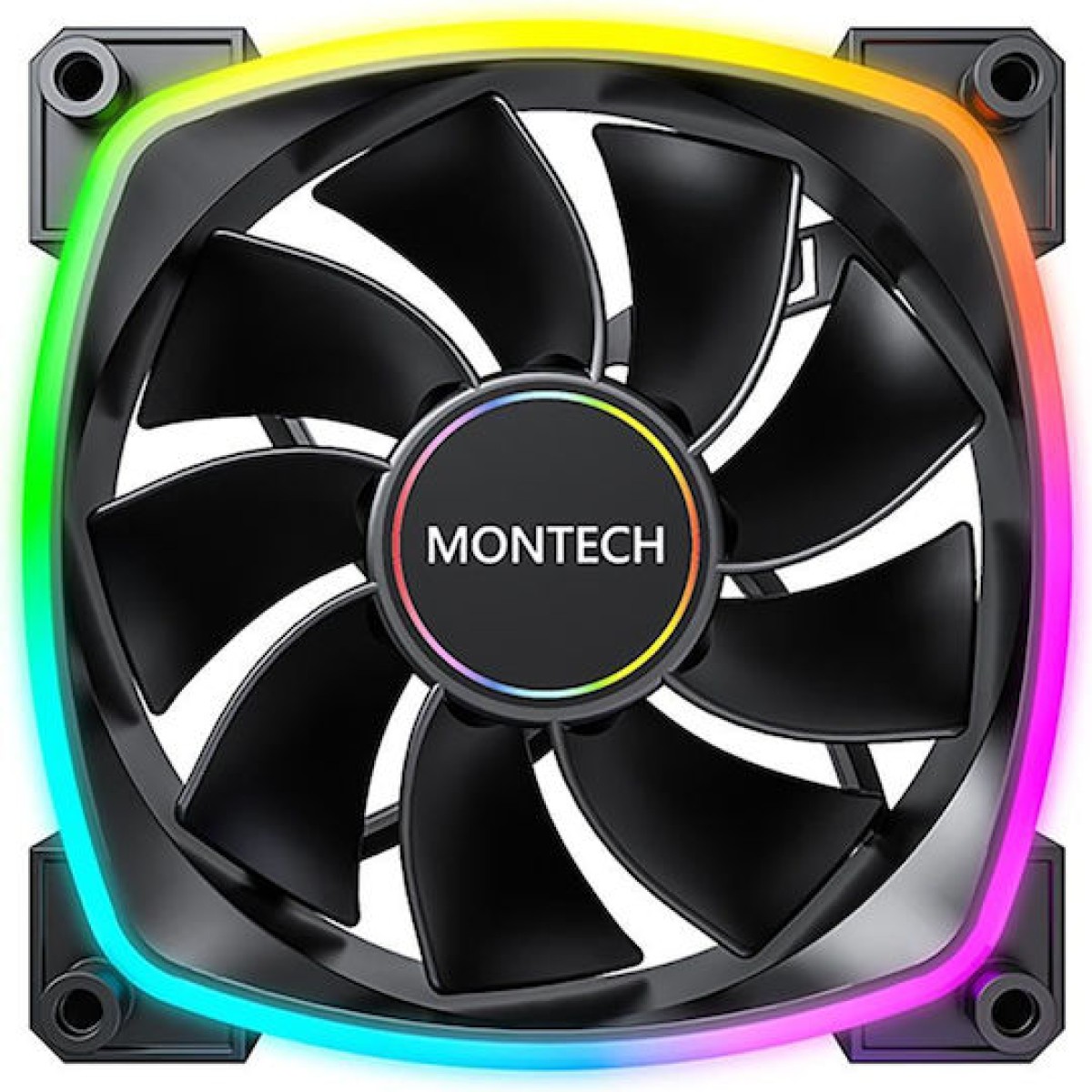 Montech RX140 Case Fan με ARGB Φωτισμό και Σύνδεση 4-Pin PWM