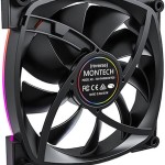 Montech RX140 Case Fan με ARGB Φωτισμό και Σύνδεση 4-Pin PWM