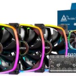 Montech Case Fan 120mm με ARGB Φωτισμό και Σύνδεση 4-Pin PWM 3τμχ