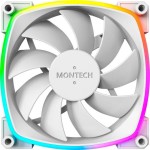 Montech Case Fan 120mm με ARGB Φωτισμό και Σύνδεση 4-Pin PWM 3τμχ Λευκό