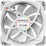 Montech Case Fan 120mm με ARGB Φωτισμό και Σύνδεση 4-Pin PWM 3τμχ Λευκό