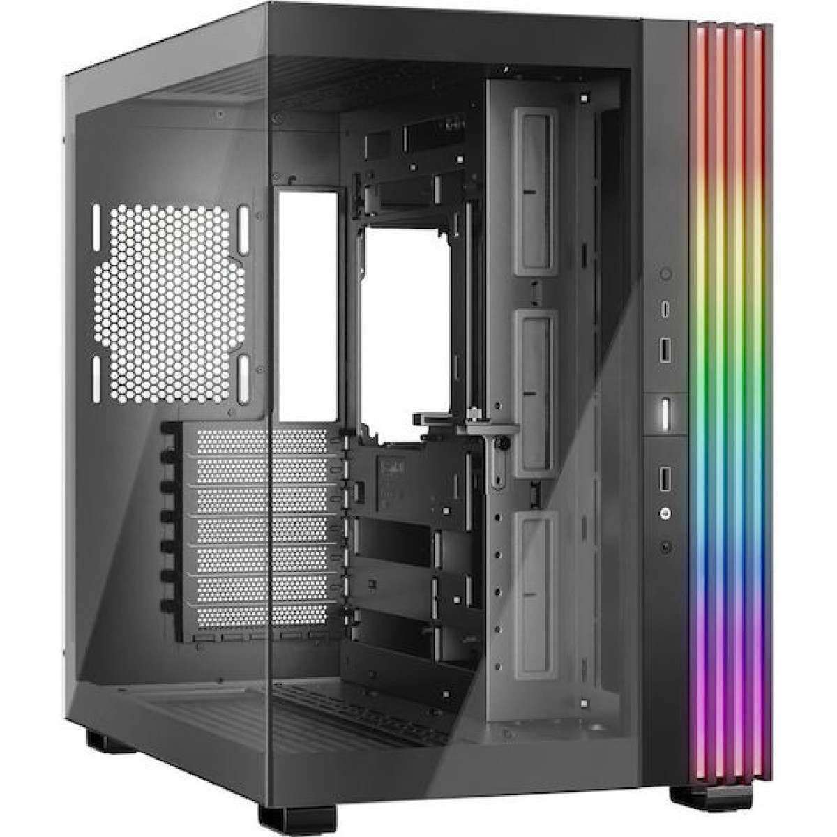 Be Quiet Light Base 600 DX Gaming Midi Tower Κουτί Υπολογιστή με Πλαϊνό Παράθυρο και RGB Φωτισμό Μαύρο