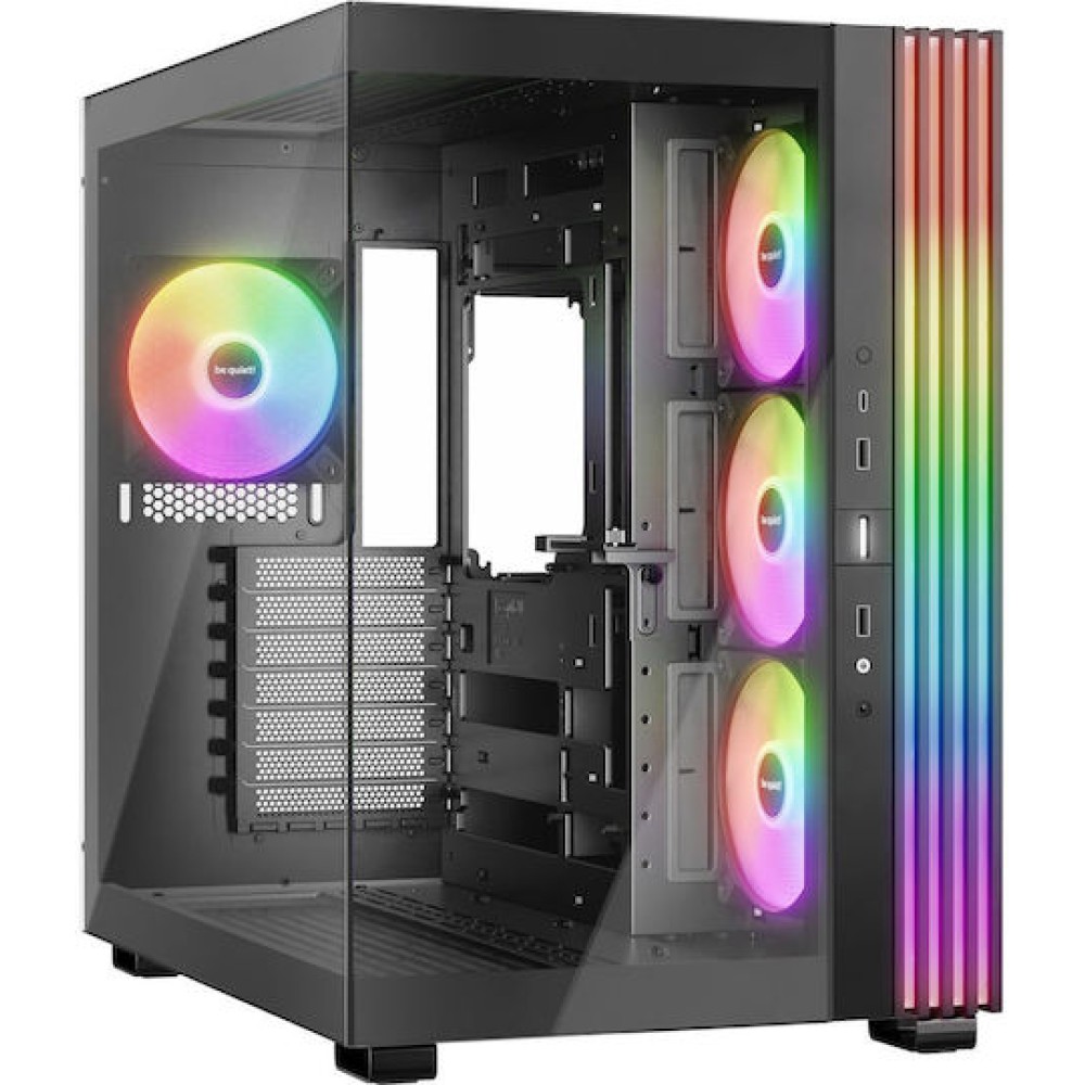 Be Quiet Light Base 600 LX Gaming Midi Tower Κουτί Υπολογιστή με Πλαϊνό Παράθυρο και RGB Φωτισμό Μαύρο