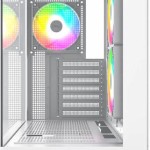 Montech XR Midi Tower Κουτί Υπολογιστή με ARGB Φωτισμό Λευκό