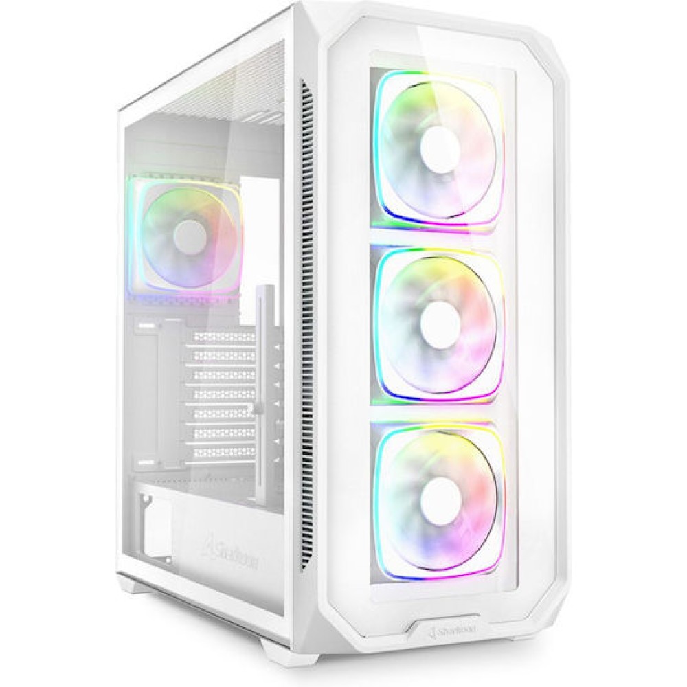 Sharkoon AK5G RGB Gaming Midi Tower Κουτί Υπολογιστή με Πλαϊνό Παράθυρο Λευκό