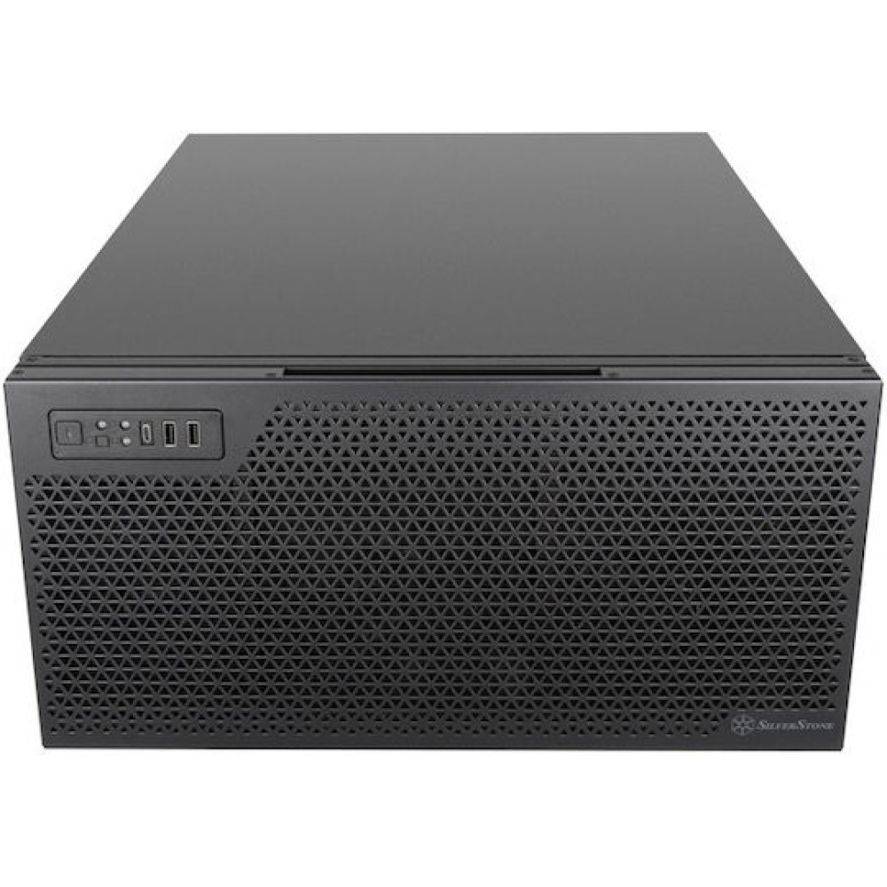 Silverstone RM52 5U Midi Tower Κουτί Υπολογιστή Μαύρο