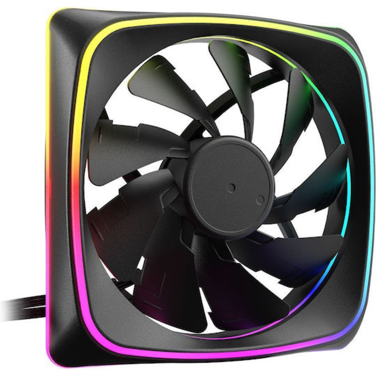 Sharkoon Shark Lights RGB PWM Case Fan 120mm με Σύνδεση 4-Pin