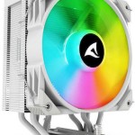 Sharkoon A40 RGB Ψύκτρα Επεξεργαστή για Socket AM4/AM5/1200/115x/1700 Λευκή