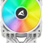 Sharkoon A60 RGB Ψύκτρα Επεξεργαστή για Socket AM4/AM5/1200/115x/1700 Λευκή