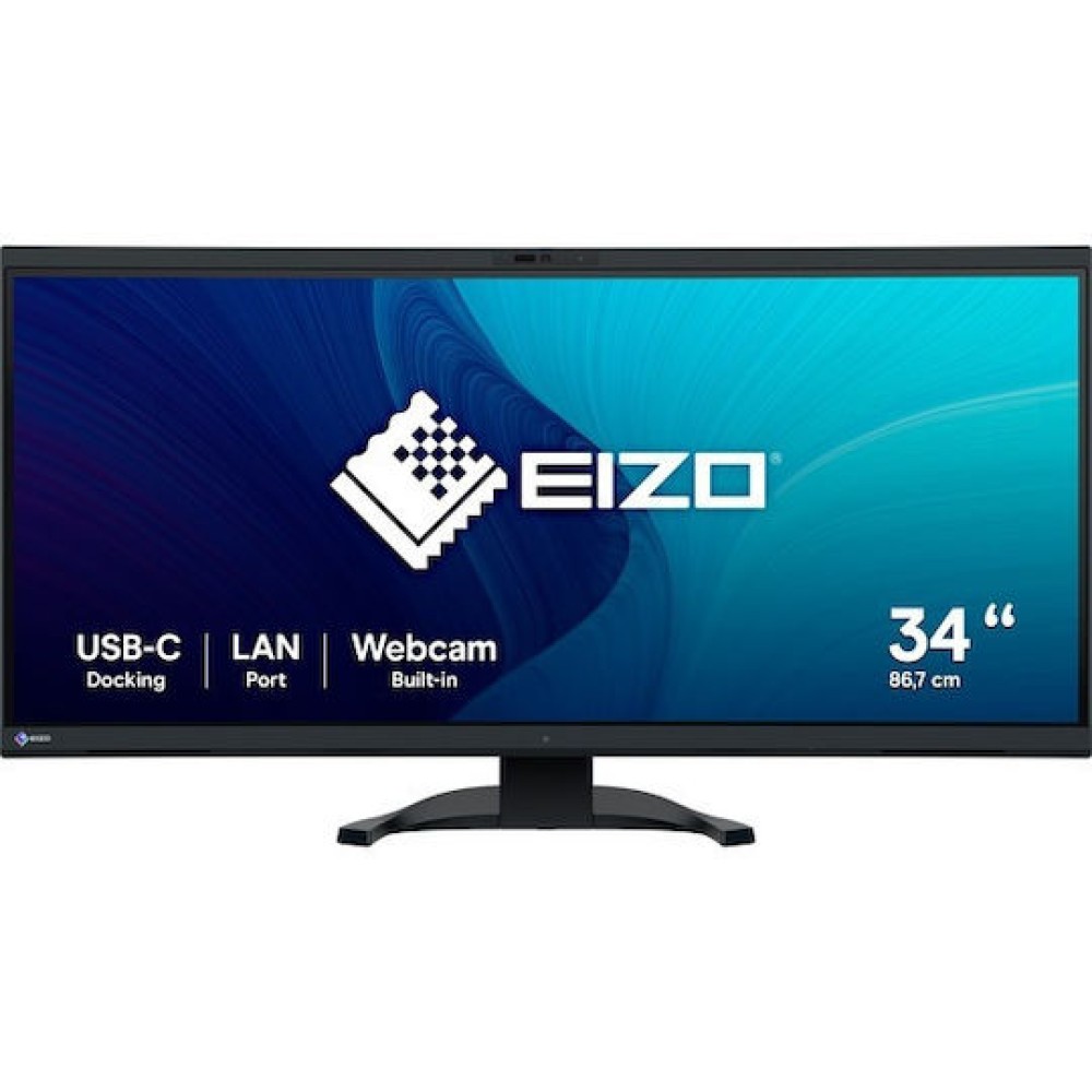 Eizo FlexScan EV3450XC-BK Ultrawide HDR Curved Monitor 34.1