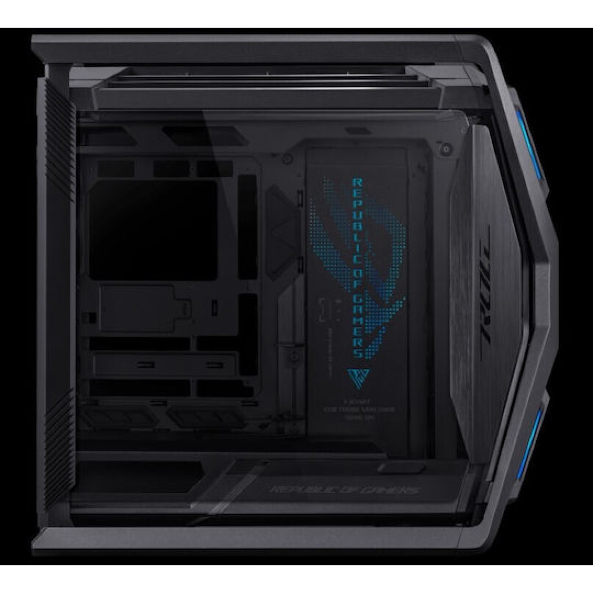 Asus ROG Hyperion GR701 BTF Edition Full Tower Κουτί Υπολογιστή με Πλαϊνό Παράθυρο και RGB Φωτισμό Μαύρο