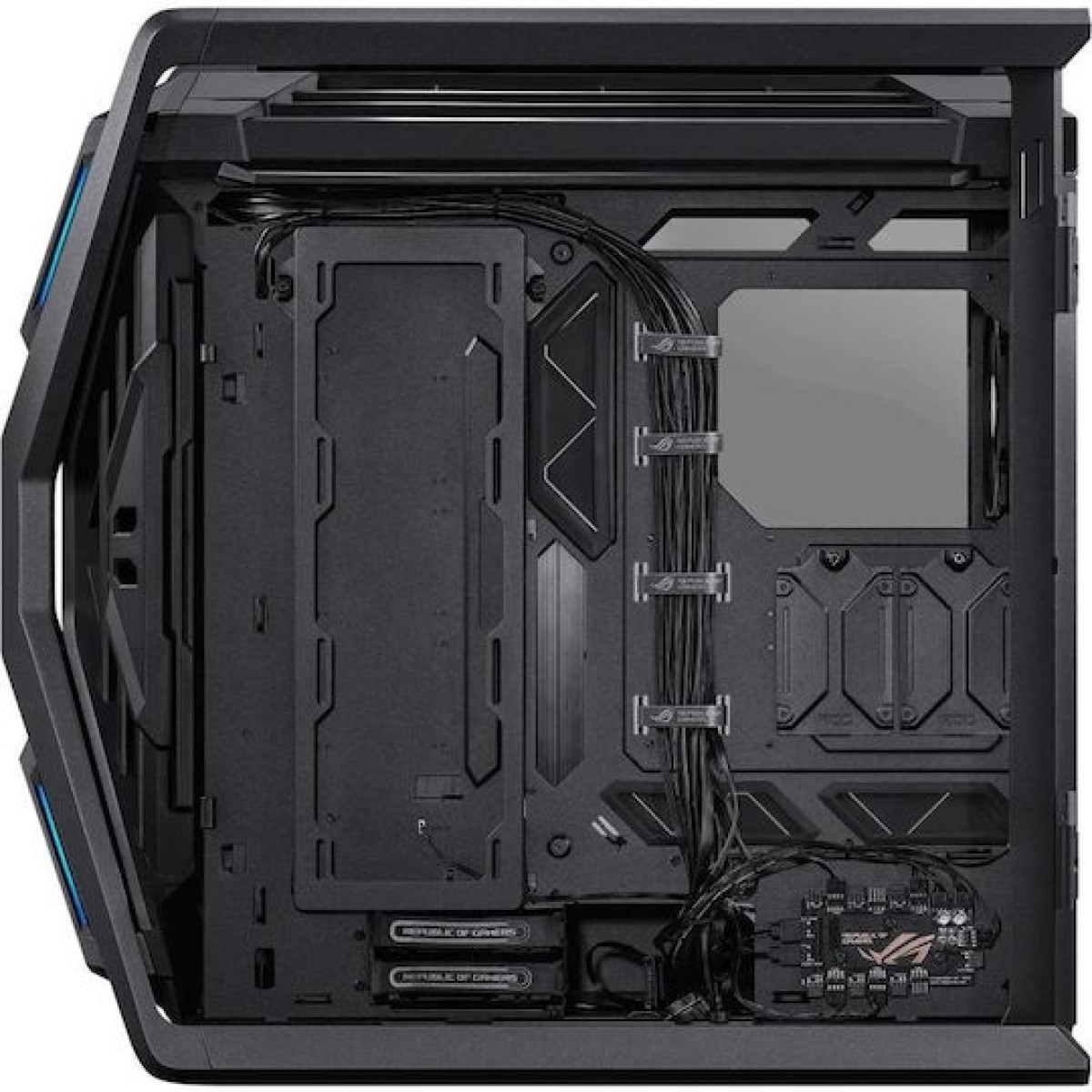 Asus ROG Hyperion GR701 BTF Edition Full Tower Κουτί Υπολογιστή με Πλαϊνό Παράθυρο και RGB Φωτισμό Μαύρο