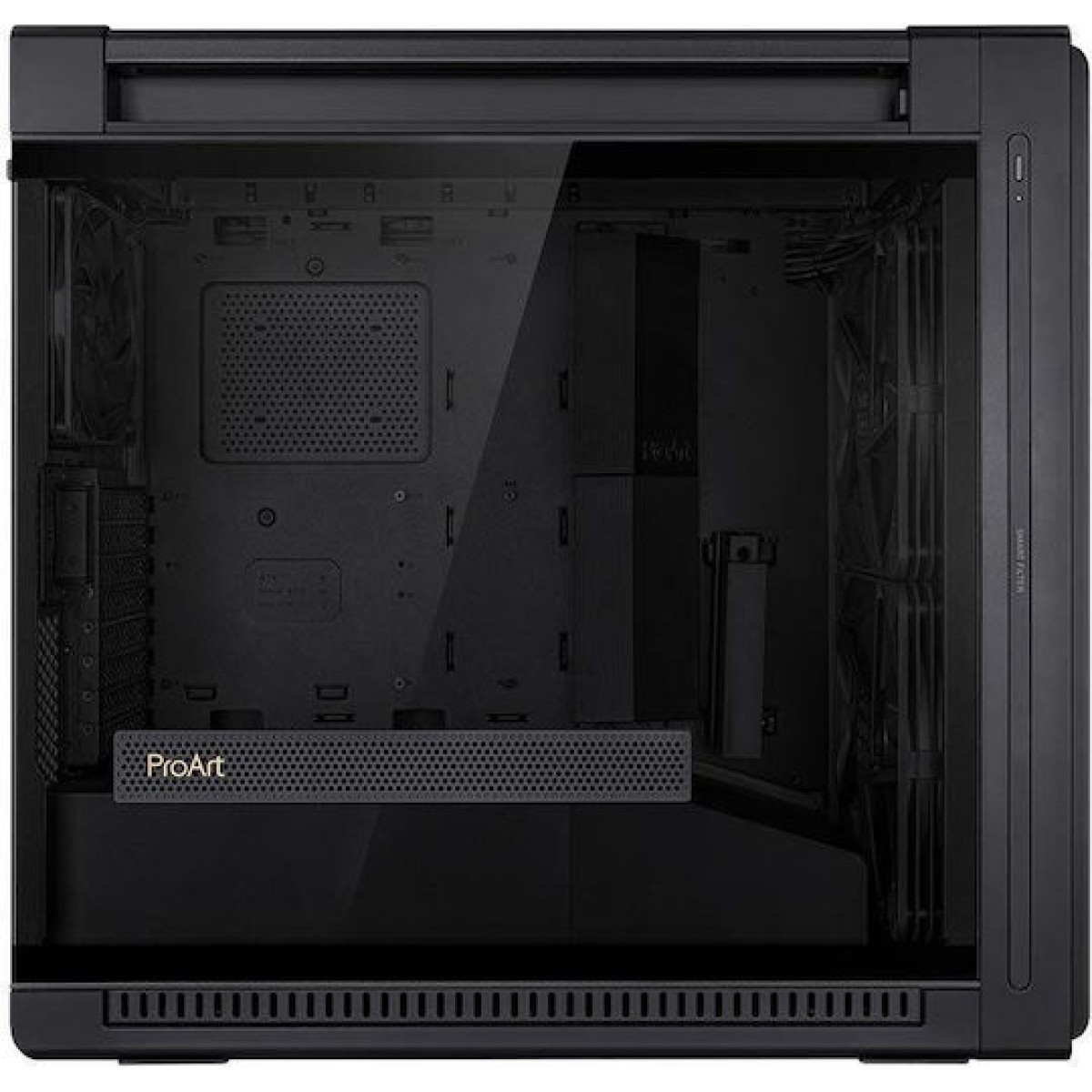 Asus ProArt PA602 Gaming Midi Tower Κουτί Υπολογιστή με Πλαϊνό Παράθυρο Μαύρο