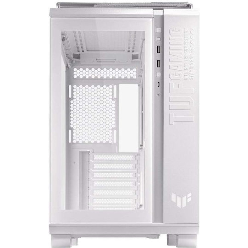Asus TUF GT502 Plus Gaming Midi Tower Κουτί Υπολογιστή με Πλαϊνό Παράθυρο Λευκό