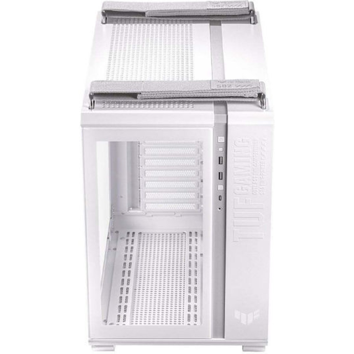 Asus TUF GT502 Plus Gaming Midi Tower Κουτί Υπολογιστή με Πλαϊνό Παράθυρο Λευκό