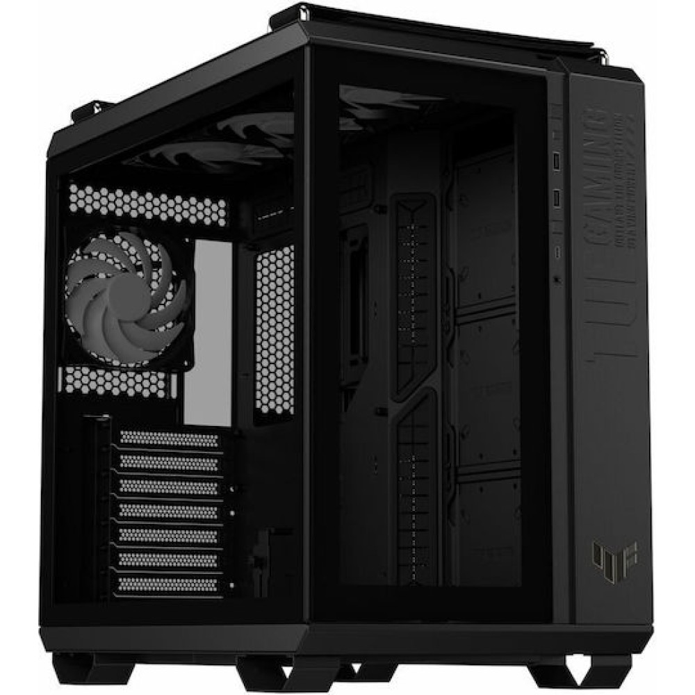 Asus TUF GT502 Plus Gaming Midi Tower Κουτί Υπολογιστή με Πλαϊνό Παράθυρο Μαύρο
