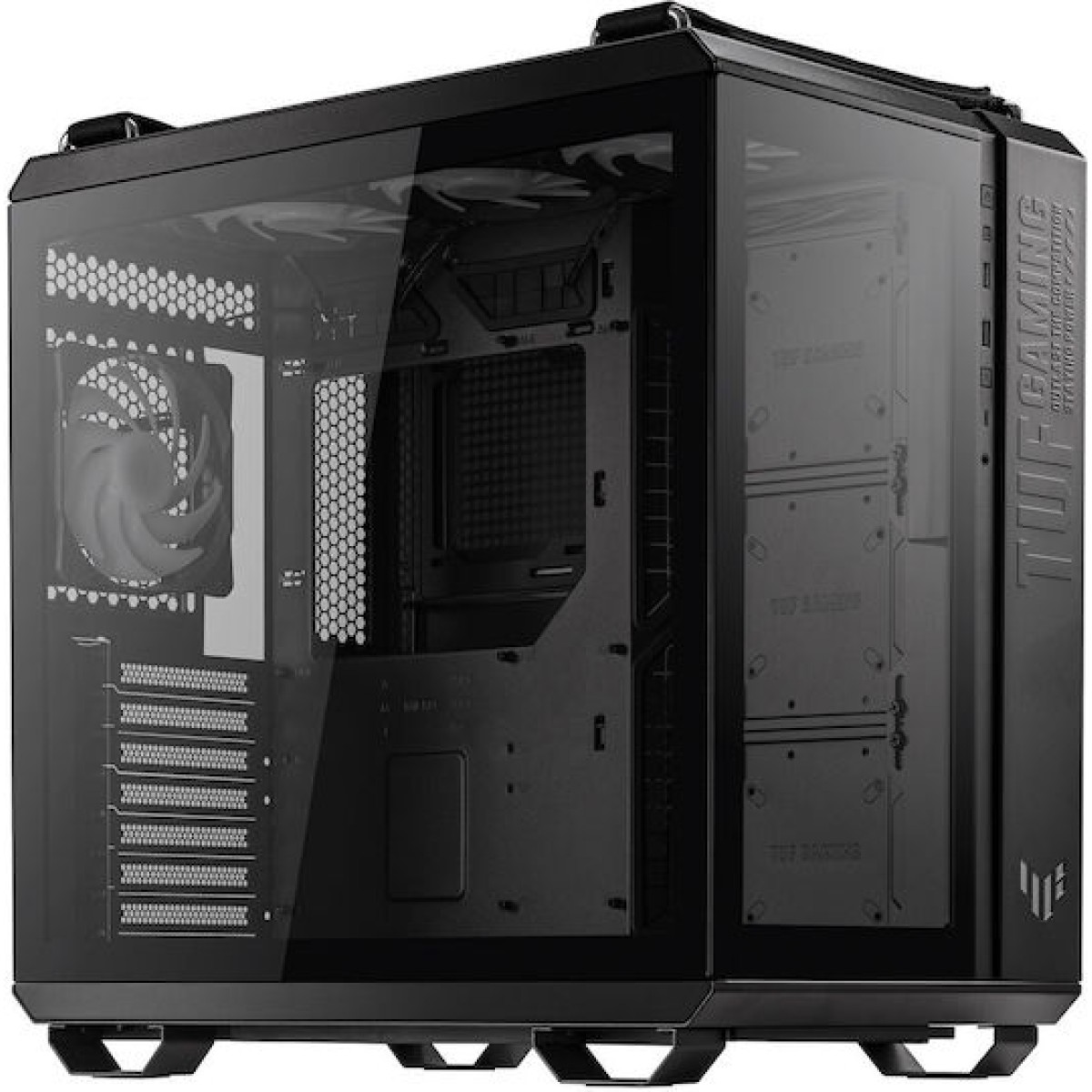 Asus TUF GT502 Plus Gaming Midi Tower Κουτί Υπολογιστή με Πλαϊνό Παράθυρο Μαύρο