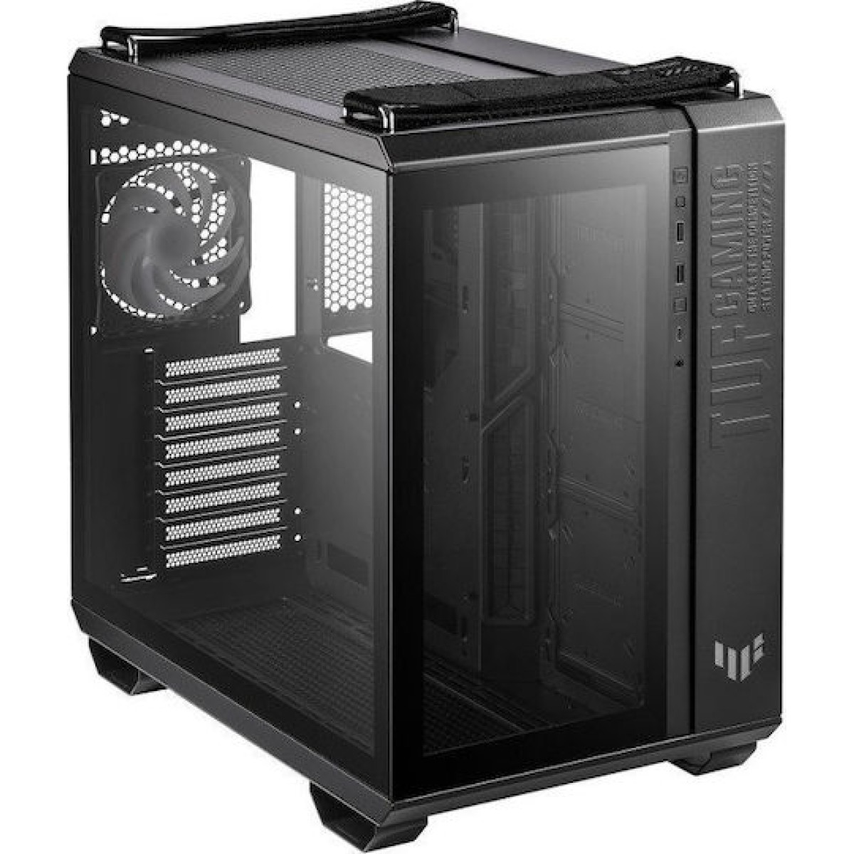 Asus TUF GT502 Plus Gaming Midi Tower Κουτί Υπολογιστή με Πλαϊνό Παράθυρο Μαύρο