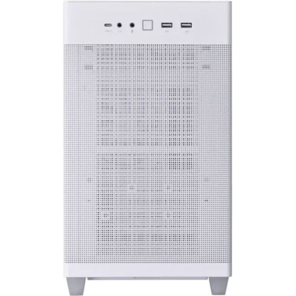 Asus Prime AP201 TG Gaming Micro Tower Κουτί Υπολογιστή με Πλαϊνό Παράθυρο White