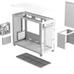 Asus Prime AP201 TG Gaming Micro Tower Κουτί Υπολογιστή με Πλαϊνό Παράθυρο White