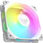 Asus TUF Gaming TR120 ARGB Case Fan με Σύνδεση 4-Pin PWM 3τμχ Λευκό